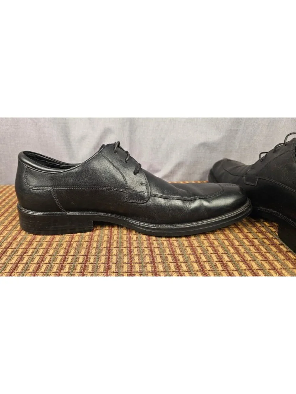 Cole Haan Black Leather Oxford Dress Shoes Mens Size 10 Classic Formal Lace-Up